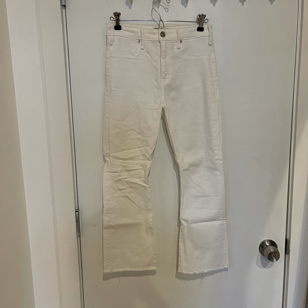 Abercrombie & Fitch high rise ankle flair sz 26